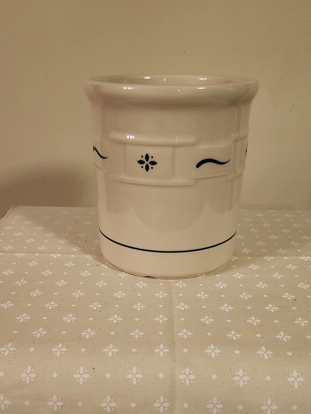 Longaberger Woven Traditions Utensil Crock